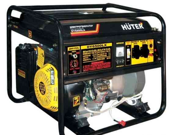 Электрогенератор huter DY6500LX-электростартер