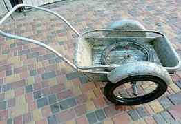 Тачка алюминиевая на мопедных колесах