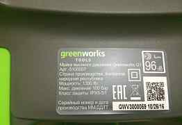 Абсолютно новая минимойка greenworks gpwg1