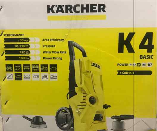 Новая минимойка Karcher k4 + car-kit