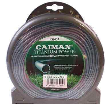 Леска триммерная Caiman pro 3mm 56m