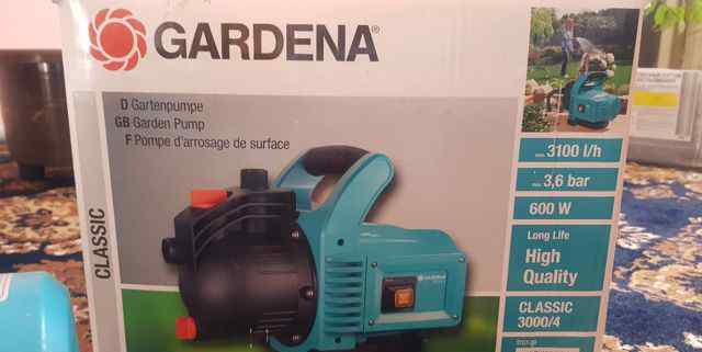 Садовый насос gardena 3000/4 Classic