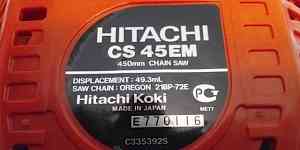 Профессиональная бензопила hitachi CS 45 eм