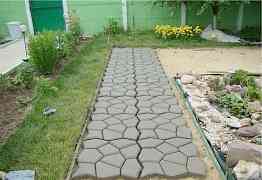 Для садовой плитки Форма "дорожка" для загородного