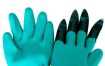 Садовые перчатки Garden genie gloves, голубые