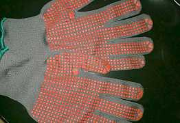 Тяжелые трикотажные перчатки