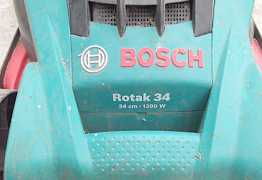 Электрическая газонокосилка Bosch Rotak 34 1300 w