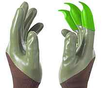 Садовые перчатки Garden genie gloves, коричневые