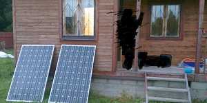 Автономная электростанция на солнечных батареях