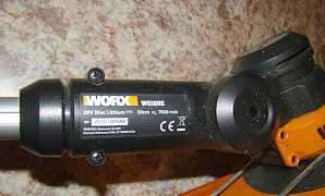 Тример акумуляторный worx WG160E Германия