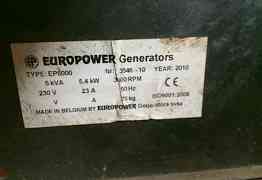 Бензиновый генератор Europower EP6000 (5/4 кВт)